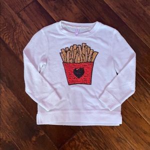 Xhilaration: French-Fry Long Sleeve Top